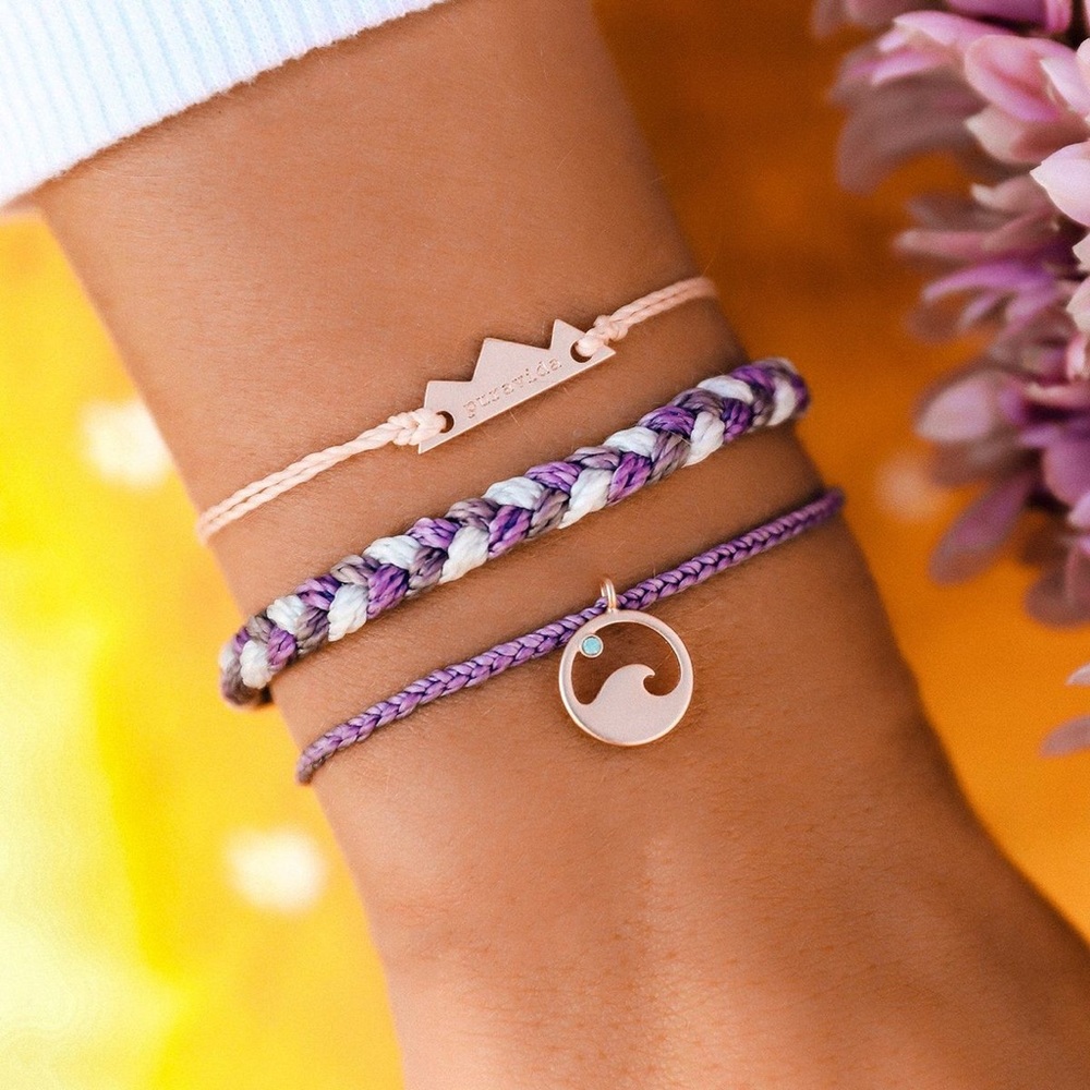 Pura Vida Purple and Rose Gold Monthly Club Pack